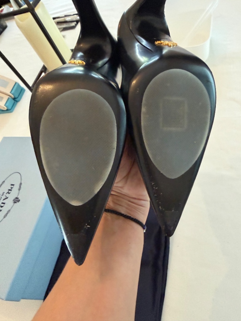 Prada heels Calzature Donna 40 e or 9.5 us - Picture 4 of 8